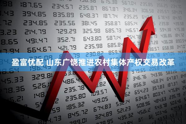 盈富忧配 山东广饶推进农村集体产权交易改革