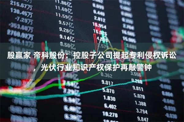 股赢家 帝科股份：控股子公司提起专利侵权诉讼，光伏行业知识产权保护再敲警钟