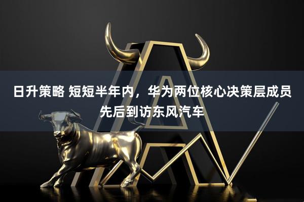 日升策略 短短半年内，华为两位核心决策层成员先后到访东风汽车